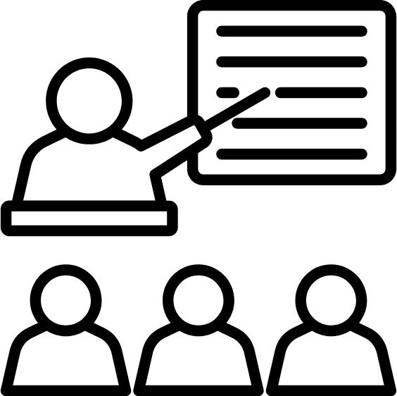 Signe d'alerte en noir